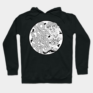 No gain more pain monochrome Hoodie